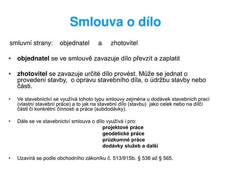 zjednoduen smlouva o dlo|Jak na zjednodušenou smlouvu o dílo + Náležitosti